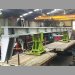Penrose Bridge Protection Beams. 1 of 2 supplied to the Aklnd Mtrwy Allnc. (AMA) Beams size 356UCx634 kgs/mtr. Specially imported from England. Support brkts fabricated from 40mm pl.