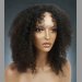 Flair-Virgin Kinky Curly Brazilian Glueless Lacefront Wig.  Best Quality last up to 2 years
