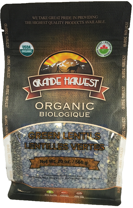 Organic Green Lentils
