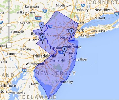 Cleaning services in New Jersey, Staten Island, NY and in selected counties of Pennsylvania